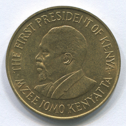 Монета Кении 10 центов 1970 UNC