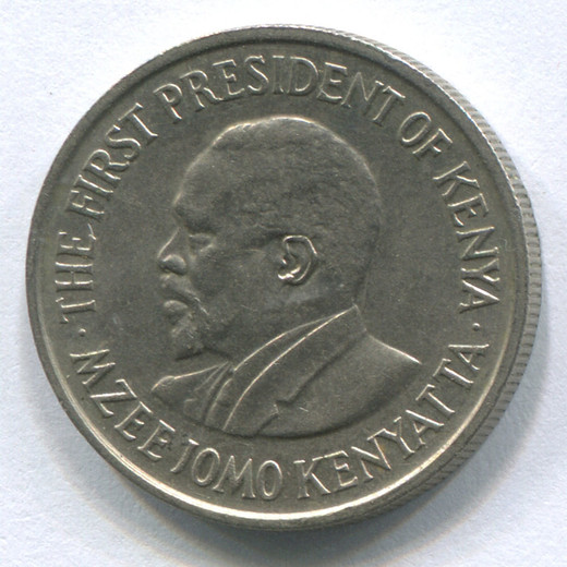 Монета Кении 50 центов 1974 UNC