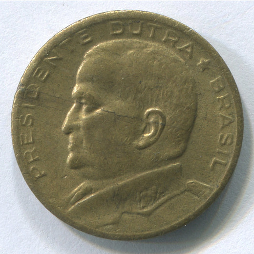 Монета Бразилии 50 сентаво 1953 VF