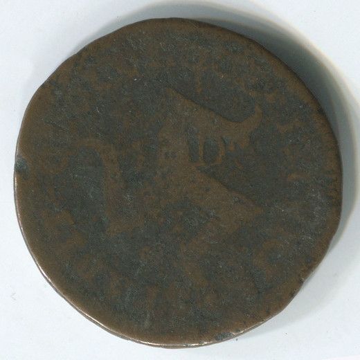 Монетка Hispaniarum 1733. Монета острова Мэн 1 пенни 1813 года.